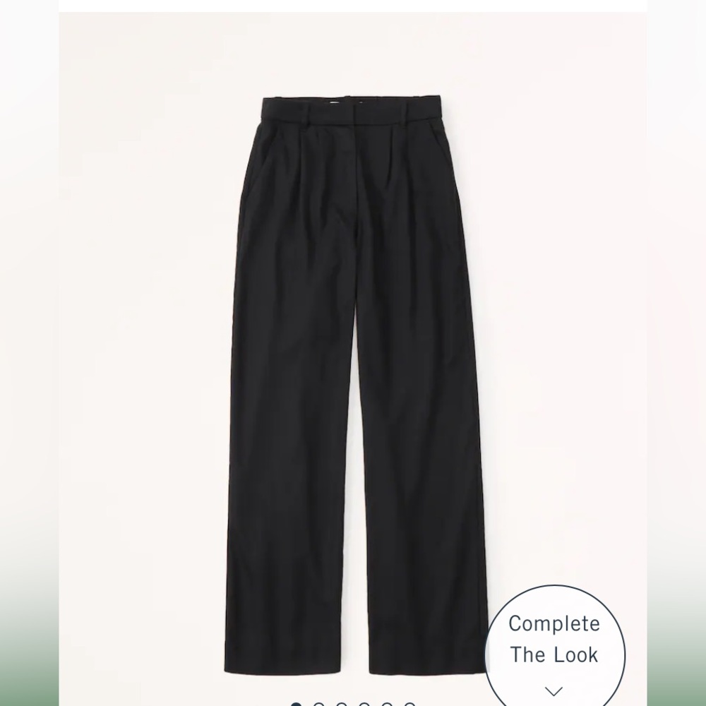 Tailored Lightweight Drapey Wide Leg Pant